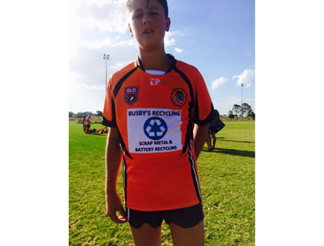 Sponsoring the U13's Souths Tigers Football Club